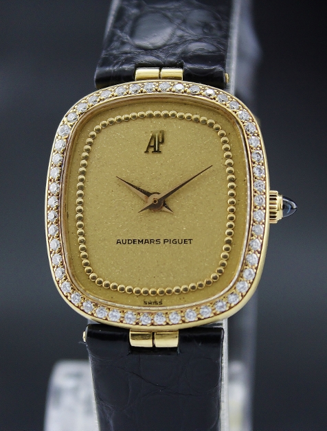 (image for) AP MANUAL WINDING 18K YELLOW GOLD DIAMOND WATCH